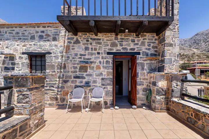 Traditional Stone House By The Sea... Kapetanianá Buitenkant foto